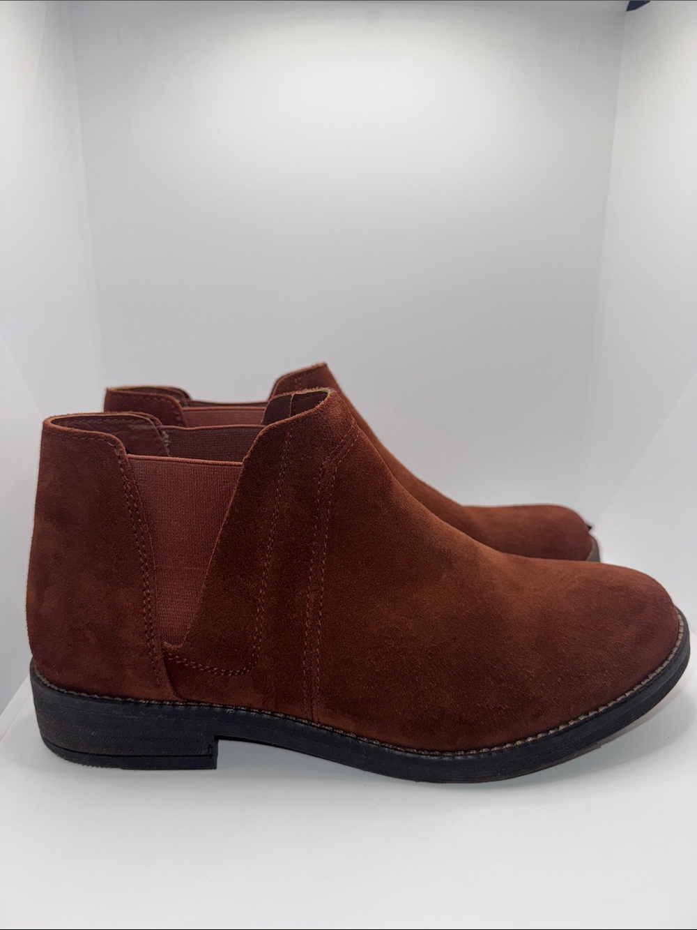 Clarks Demi Beat Brown Suede Ankle Boots Bootie Women’s 8